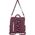 Mazipoodles Red Donuts Polka Dot  Crossbody Backpack View3