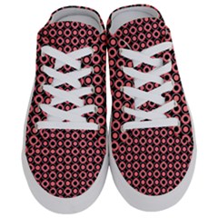 Mazipoodles Red Donuts Polka Dot  Half Slippers by Mazipoodles