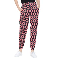 Mazipoodles Red Donuts Polka Dot  Women s Tapered Pants by Mazipoodles