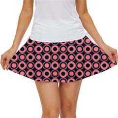 Mazipoodles Red Donuts Polka Dot  Women s Skort