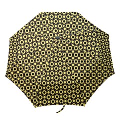  Mazipoodles Yellow Donuts Polka Dot Folding Umbrellas by Mazipoodles