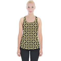  Mazipoodles Yellow Donuts Polka Dot Piece Up Tank Top