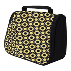  Mazipoodles Yellow Donuts Polka Dot Full Print Travel Pouch (small) by Mazipoodles