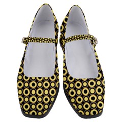  Mazipoodles Yellow Donuts Polka Dot Women s Mary Jane Shoes by Mazipoodles