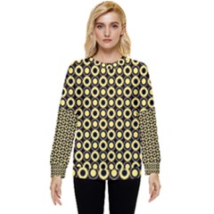  Mazipoodles Yellow Donuts Polka Dot Hidden Pocket Sweatshirt by Mazipoodles