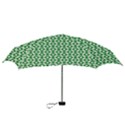 Mazipoodles Green White Donuts Polka Dot  Mini Folding Umbrellas View3