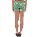 Mazipoodles Green White Donuts Polka Dot  Yoga Shorts View2