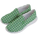 Mazipoodles Green White Donuts Polka Dot  Women s Lightweight Slip Ons View2