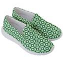 Mazipoodles Green White Donuts Polka Dot  Women s Lightweight Slip Ons View3