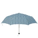 Mazipoodles Dusty Duck Egg Blue White Donuts Polka Dot Folding Umbrellas View3