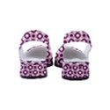 Mazipoodles Magenta White Donuts Polka Dot Women s Classic Slingback Heels View4