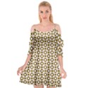 Mazipoodles Olive White Donuts Polka Dot Cutout Spaghetti Strap Chiffon Dress View1