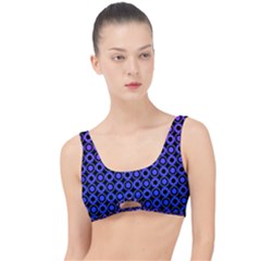 Mazipoodles Purple Pink Gradient Donuts Polka Dot The Little Details Bikini Top by Mazipoodles