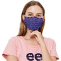 Mazipoodles Purple Pink Gradient Donuts Polka Dot Fitted Cloth Face Mask (Adult) View1