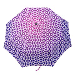 Mazipoodles Pink Purple White Gradient Donuts Polka Dot  Folding Umbrellas by Mazipoodles