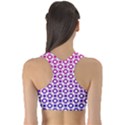 Mazipoodles Pink Purple White Gradient Donuts Polka Dot  Fitness Sports Bra View2