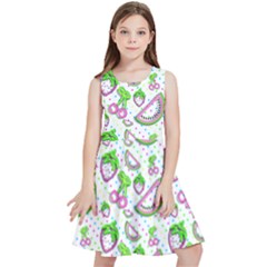 Retro Neon Kids  Skater Dress by LemonadeandFireflies