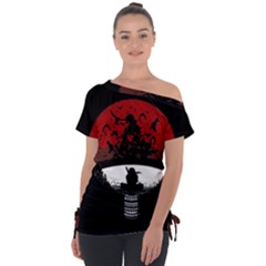 Itachi Uchiha Off Shoulder Tie-up Tee