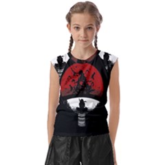 Itachi Uchiha Kids  Raglan Cap Sleeve Tee