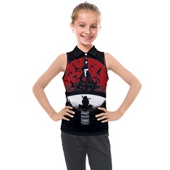 Itachi Uchiha Kids  Sleeveless Polo Tee