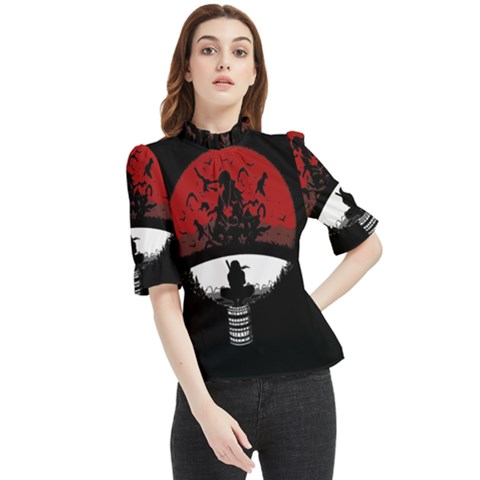 Itachi Uchiha Frill Neck Blouse by ToToMax