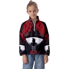 Itachi Uchiha Kids  Half Zip Hoodie by ToToMax