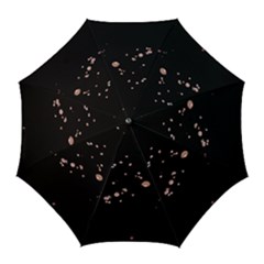 Abstract Rose Gold Glitter Background Golf Umbrellas by artworkshop