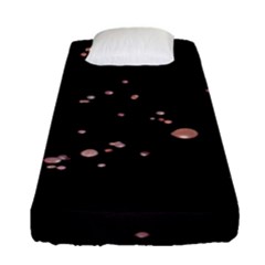 Abstract Rose Gold Glitter Background Fitted Sheet (single Size) by artworkshop