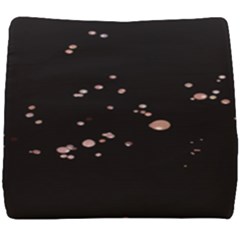 Abstract Rose Gold Glitter Background Seat Cushion by artworkshop