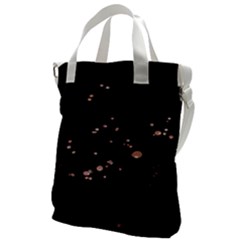 Abstract Rose Gold Glitter Background Canvas Messenger Bag by artworkshop