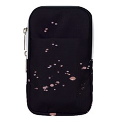 Abstract Rose Gold Glitter Background Waist Pouch (large) by artworkshop