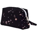 Abstract Rose Gold Glitter Background Wristlet Pouch Bag (Large) View2