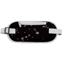 Abstract Rose Gold Glitter Background Rounded Waist Pouch View1