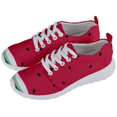 Minimalist Summer Watermelon Wallpaper Men s Lightweight Sports Shoes by Ravend