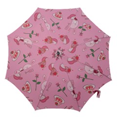 Valentine Pattern Hook Handle Umbrellas (medium) by designsbymallika