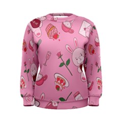 Valentine Pattern Women s Sweatshirt by designsbymallika