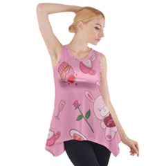 Valentine Pattern Side Drop Tank Tunic by designsbymallika