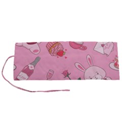 Valentine Pattern Roll Up Canvas Pencil Holder (s) by designsbymallika