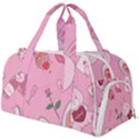 Valentine Pattern Burner Gym Duffel Bag View1