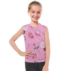 Valentine Pattern Kids  Mesh Tank Top by designsbymallika