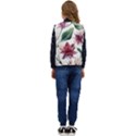 floral pattern Kid s Button Up Puffer Vest	 View4