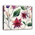 floral pattern Deluxe Canvas 20  x 16  (Stretched) View1