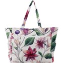 floral pattern Simple Shoulder Bag View3