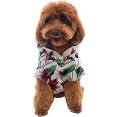 Floral Pattern Dog Coat by designsbymallika