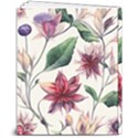 floral pattern 8  x 10  Softcover Notebook View2