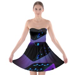 3d Ludo Game,gambling Strapless Bra Top Dress by Bangk1t