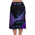 3d Ludo Game,gambling Velvet Flared Midi Skirt View2