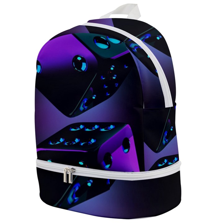 3d Ludo Game,gambling Zip Bottom Backpack