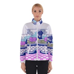 Ramen Kanji Vaporwave Artwork Minimalism Women s Bomber Jacket by Bangk1t