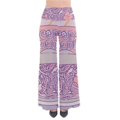 Ramen Kawaii Aesthetic Pink So Vintage Palazzo Pants by Bangk1t